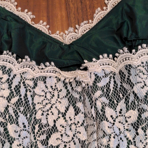 Vintage Scott McClintock strapless lace prom dress - Picture 6 of 10